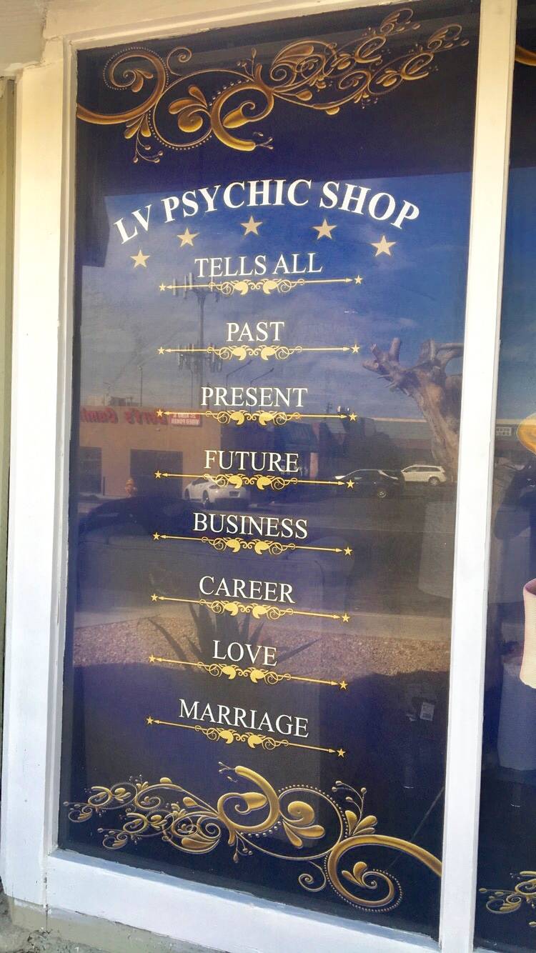 LV Psychic Shop | 1135 E Desert Inn Rd, Las Vegas, NV 89109, USA | Phone: (702) 720-7582