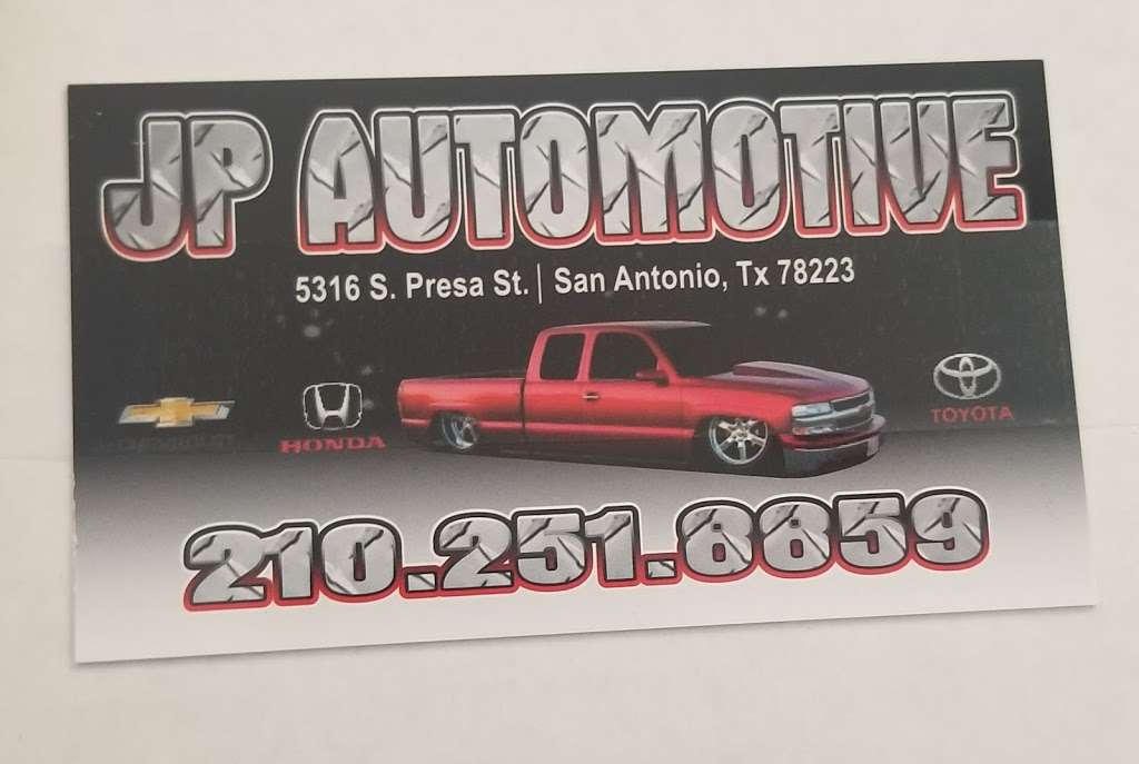 JP Automotive | 5316 S Presa St, San Antonio, TX 78223, USA | Phone: (210) 251-8859