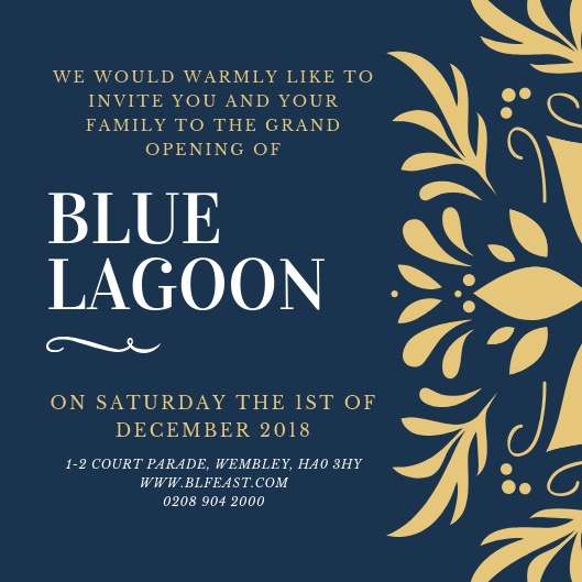 Blue Lagoon | 1-2 Court Parade, East Ln, Wembley HA0 3HY, UK | Phone: 020 8904 2000