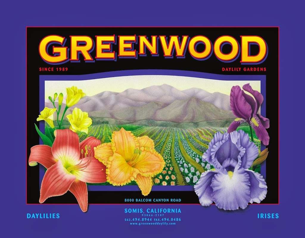 Greenwood Daylily Gardens Inc | 8000 Balcom Canyon Rd, Somis, CA 93066, USA | Phone: (562) 494-8944