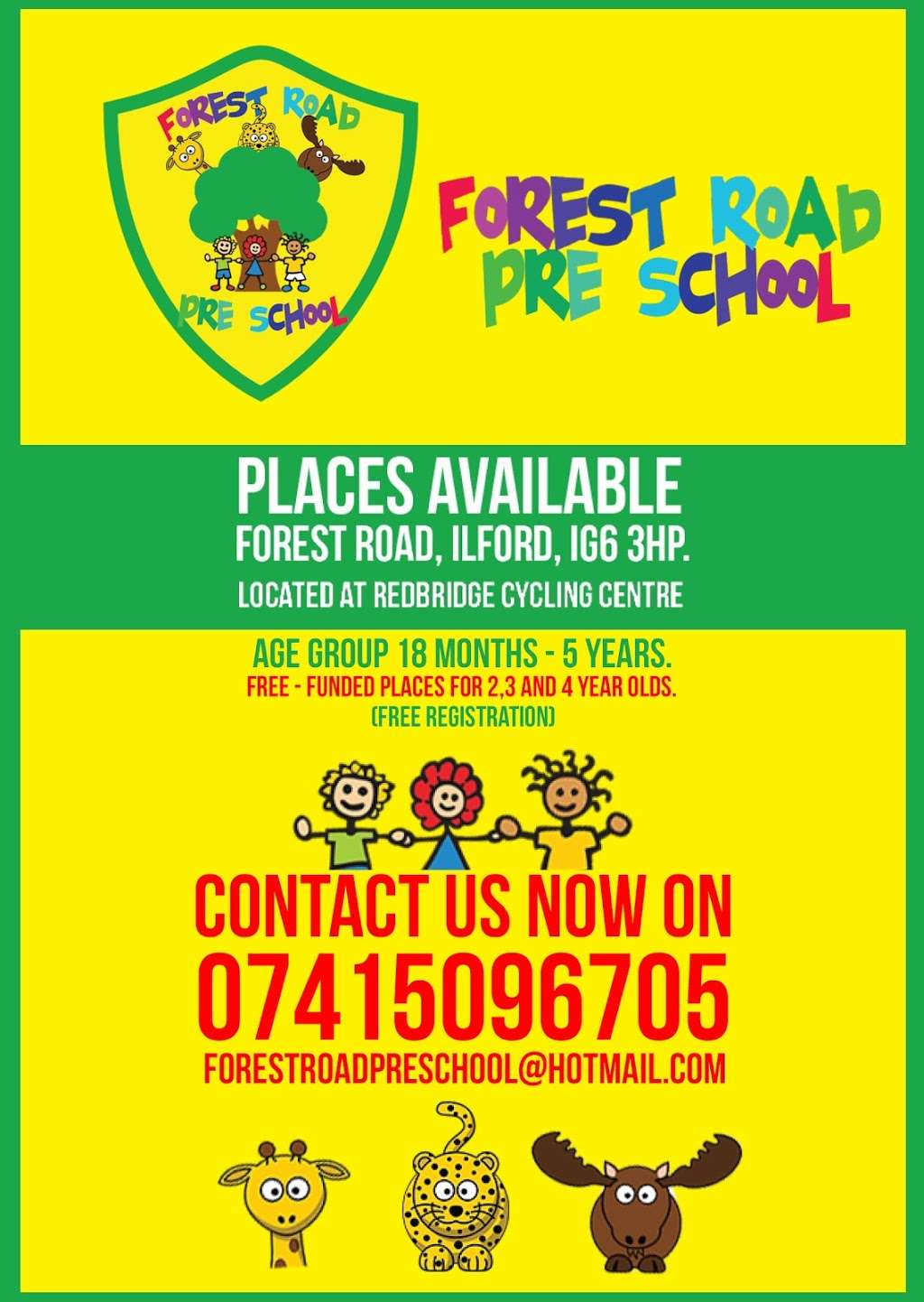 Forest Road Pre School | Forest Rd,, Ilford IG6 3HP, UK | Phone: 07415 096705