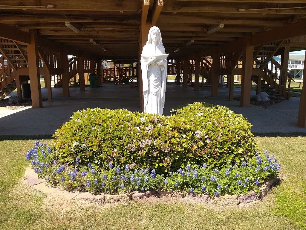 Mary, Star Of The Sea Church | 16626 Termini-San Luis Pass Rd, Jamaica Beach, TX 77554, USA | Phone: (409) 762-9646