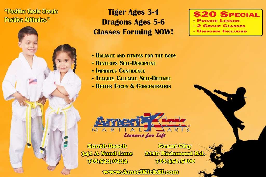 AmeriKick Karate | Karate School 10306 | Kickboxing School | 2110 Richmond Rd, Staten Island, NY 10306, USA | Phone: (718) 351-5100