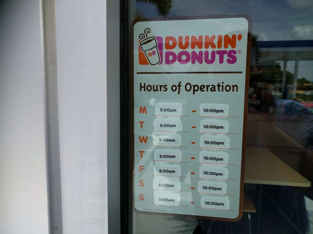 Dunkin Donuts | 2050 Belvedere Rd, West Palm Beach, FL 33406, USA | Phone: (561) 814-2166