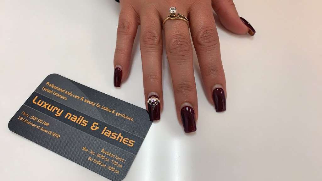 Luxury Nails & Lashes | 179 E Gladstone St, Azusa, CA 91702, USA | Phone: (626) 210-1489