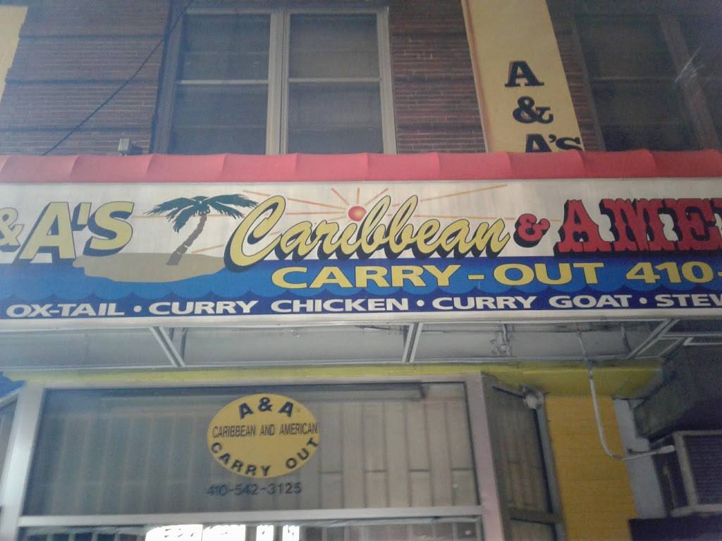 A & As Caribbean Amer Carry | 3133 W Belvedere Ave, Baltimore, MD 21215, USA | Phone: (410) 542-3125