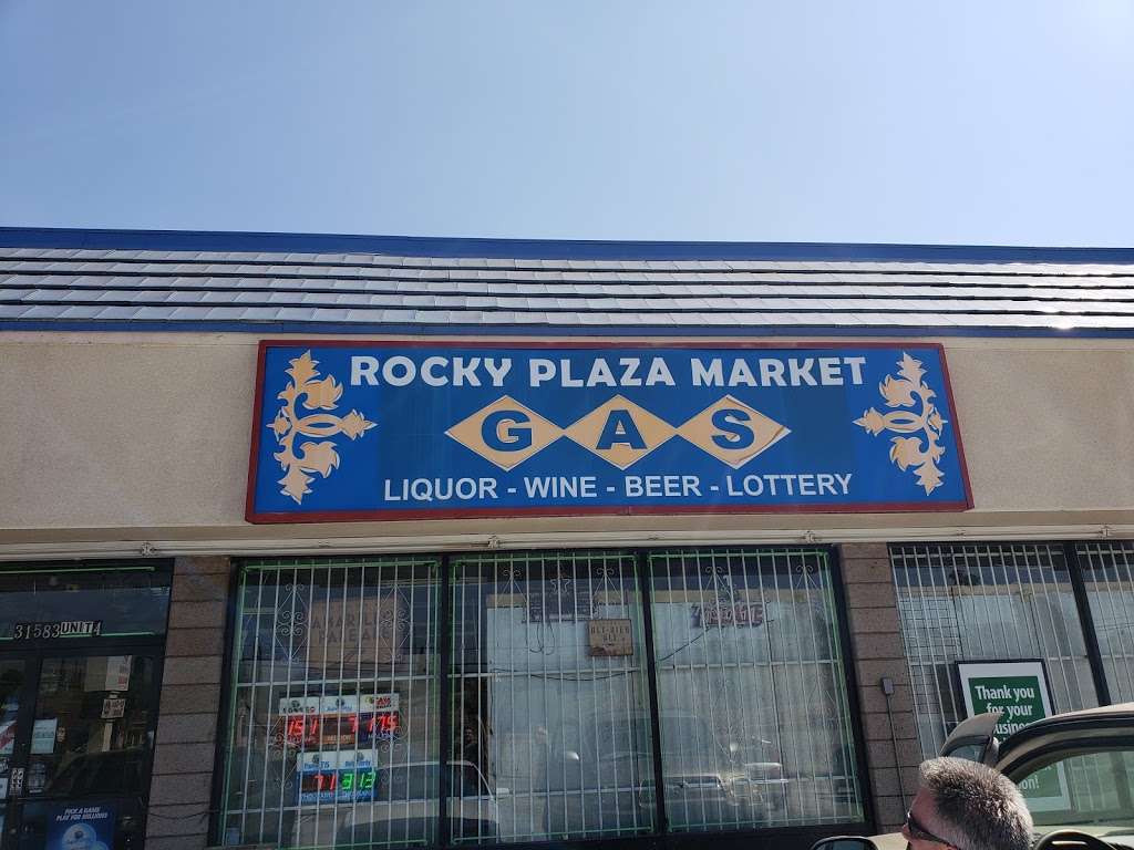 Rocky Plaza Market & Liquor | 31583 Outer Hwy 10 S # 4, Redlands, CA 92373, USA | Phone: (909) 389-0515