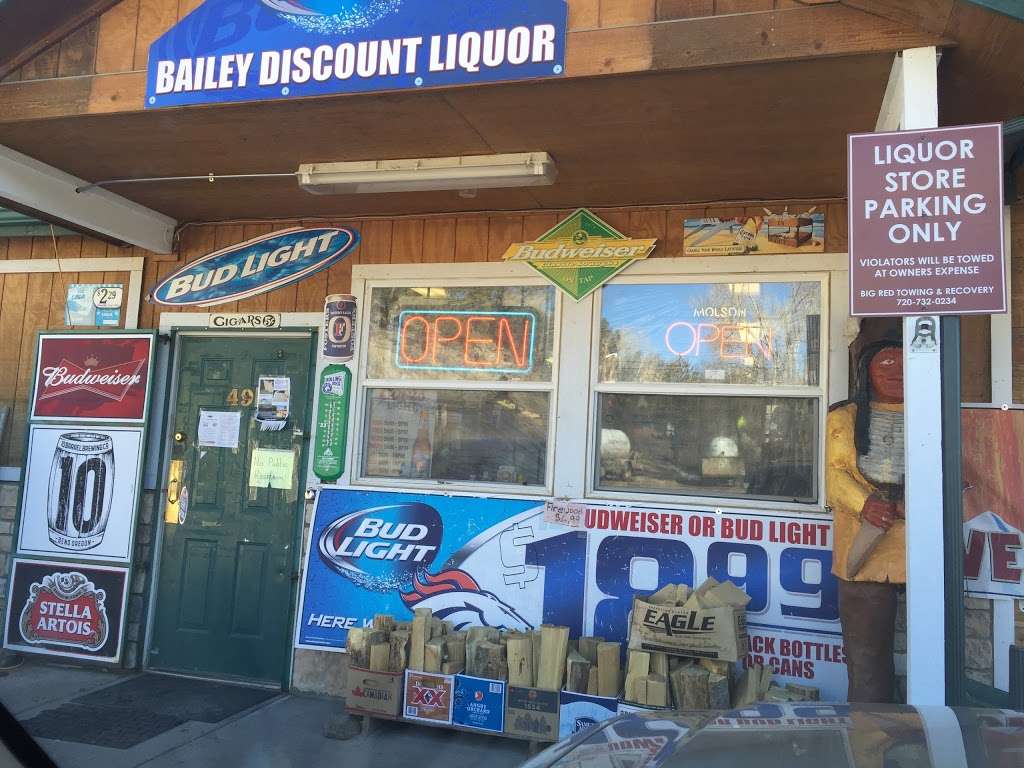 Bailey Discount Liquors | 49 Co Rd 68, Bailey, CO 80421, USA | Phone: (303) 838-4830