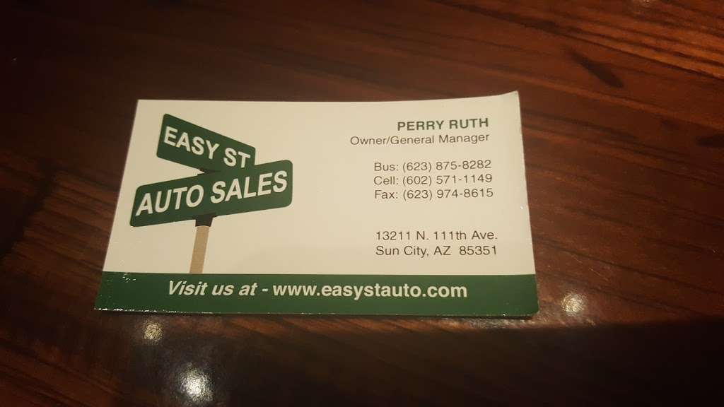 Easy Street Auto Sales 13211 N 111th Ave, Sun City, AZ 85351, USA