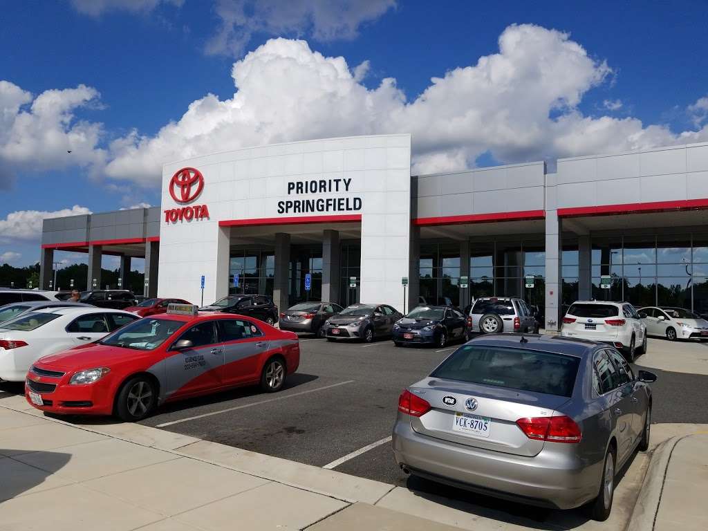 Priority Toyota Springfield | 7601 Loisdale Rd, Springfield, VA 22150, USA | Phone: (703) 269-1400