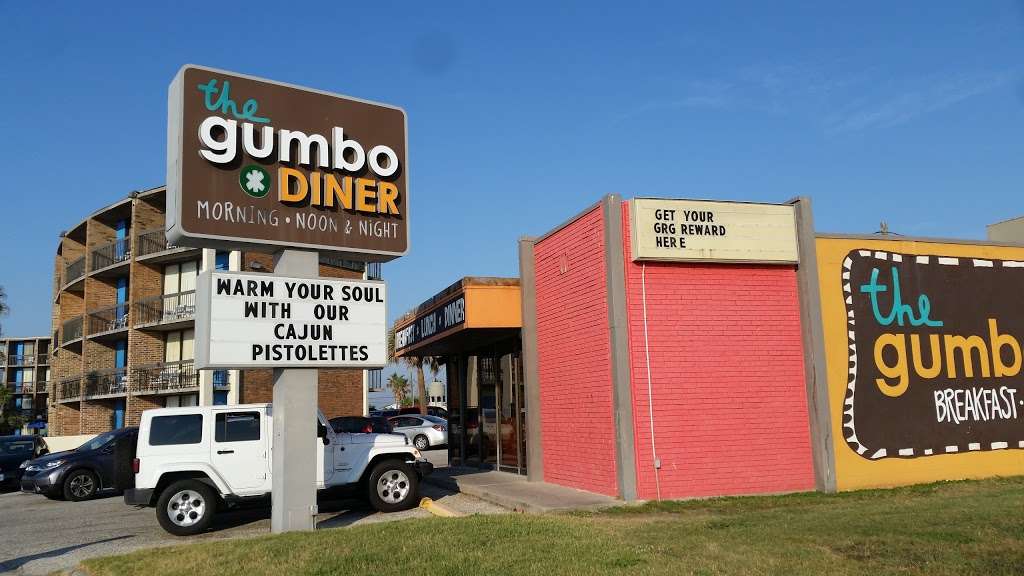 The Gumbo Diner | 3602 Seawall Blvd, Galveston, TX 77550, USA | Phone: (409) 762-3232