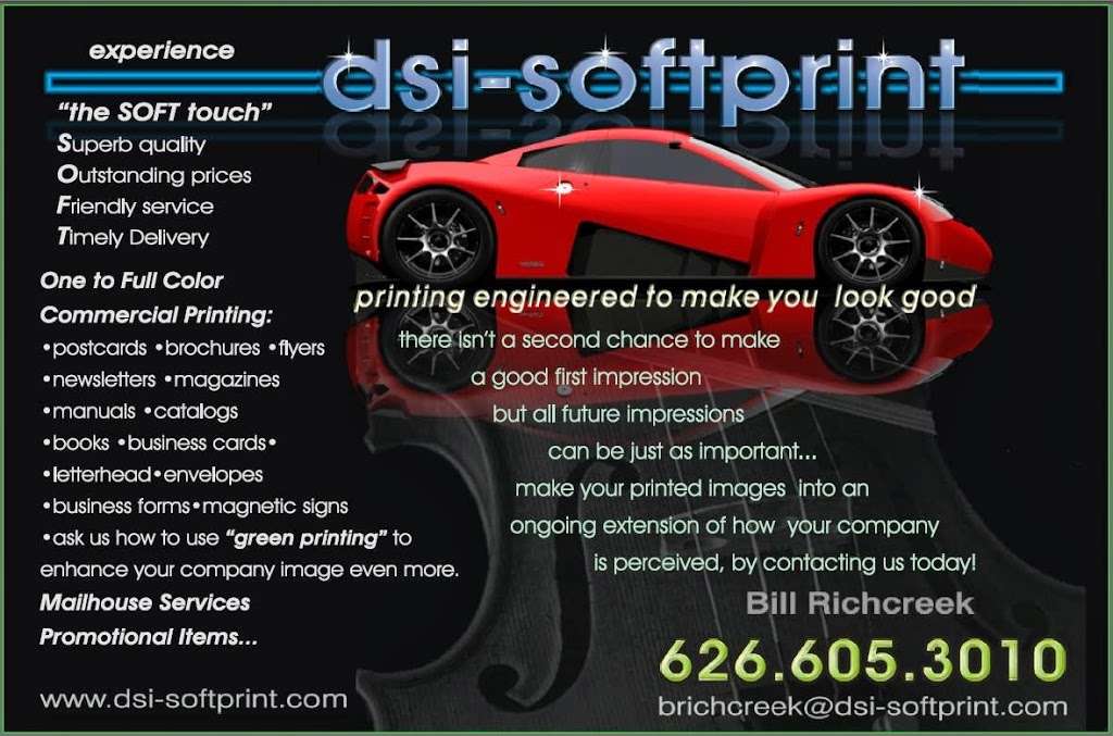 DSI-SoftPrint | 2640 S Myrtle Ave, Monrovia, CA 91016 | Phone: (626) 605-3010