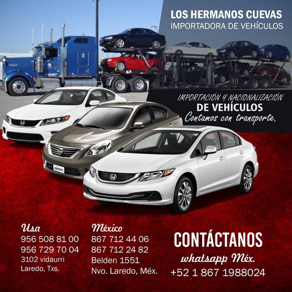 Importacion Hermanos cuevas | 3102 Vidaurri Ave, Laredo, TX 78040, USA | Phone: (956) 729-7004