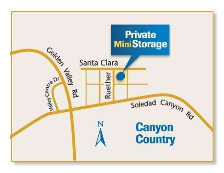 Private Mini Storage | 20628 Santa Clara St, Canyon Country, CA 91351 | Phone: (661) 252-1100