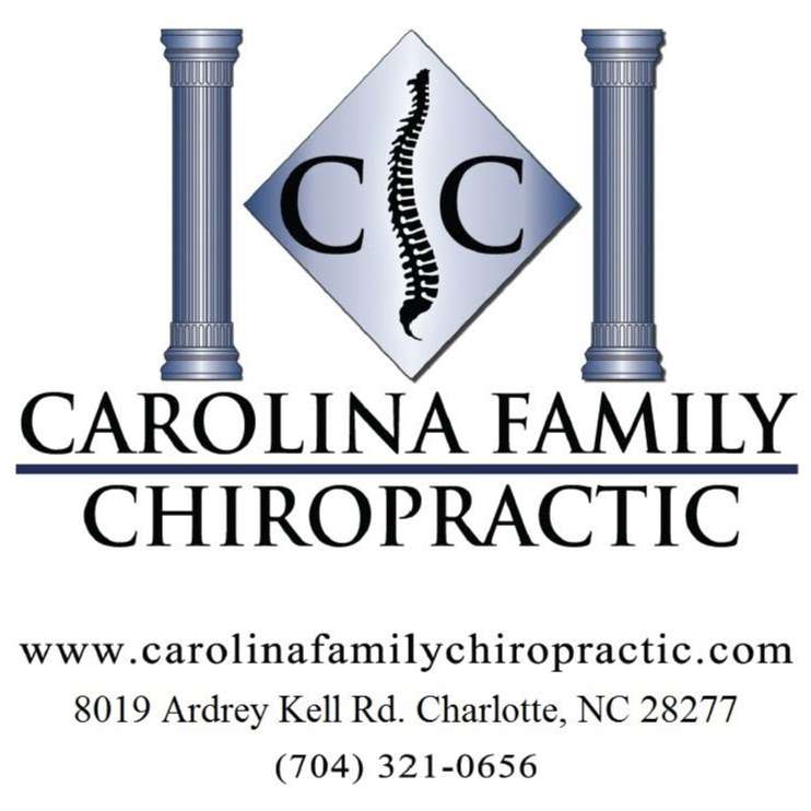 Carolina Family Chiropractic | 8019 Ardrey Kell Rd, Charlotte, NC 28277, USA | Phone: (704) 321-0656