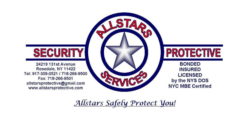 ALLSTARS SECURITY & PROTECTIVE SERVICES | 242-19 131st Ave, Rosedale, NY 11422, USA | Phone: (917) 309-0521