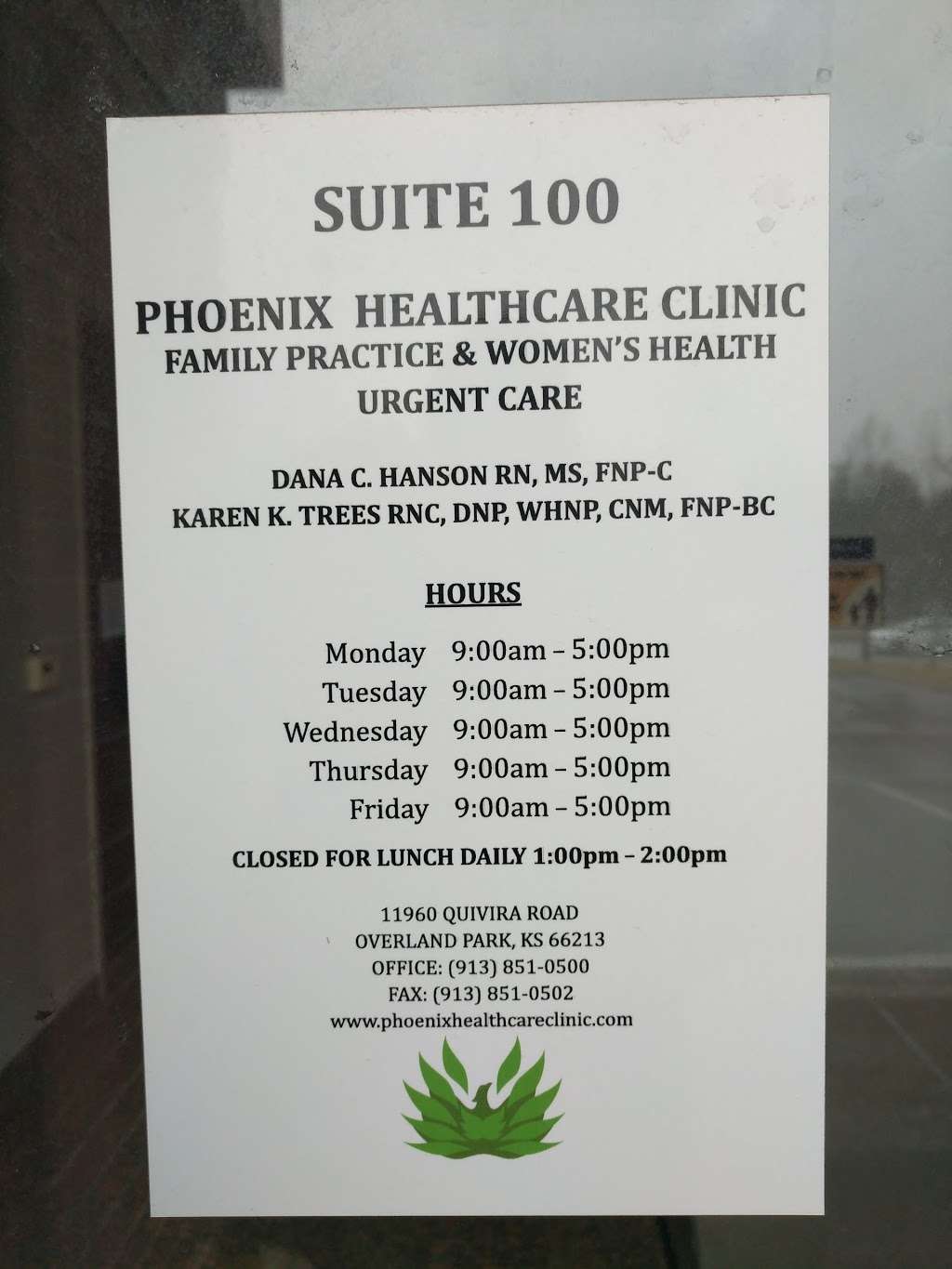 Phoenix HealthCare Clinic | 11960 Quivira Road St #100, Overland Park, KS 66213, USA | Phone: (913) 851-0500