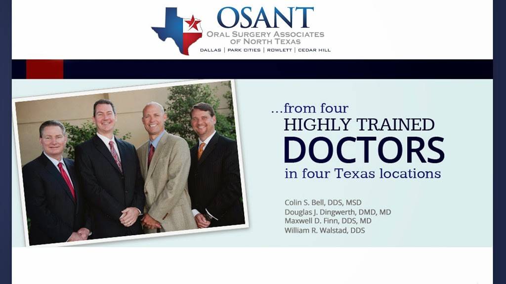 Oral Surgery Associates of North Texas | 7859 Walnut Hill Ln #290, Dallas, TX 75230, USA | Phone: (214) 363-6040