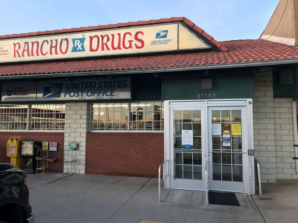 Rancho Drugs Post Office | 17798 CA-18, Apple Valley, CA 92307, USA | Phone: (760) 242-4900