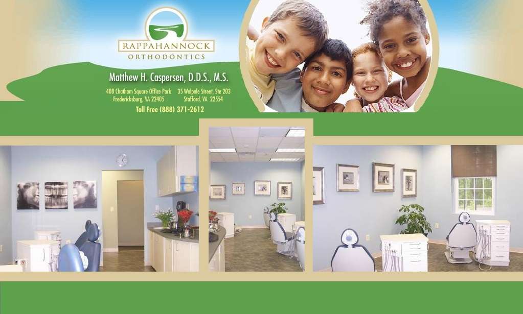 Rappahannock Orthodontics | 35 Walpole St #203, Stafford, VA 22554, USA | Phone: (540) 371-2611