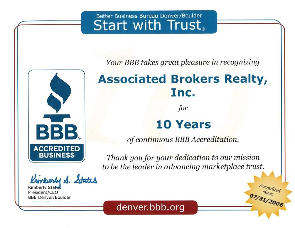 Associated Brokers Realty, Inc. | 900 Wadsworth Blvd, Lakewood, CO 80214, USA | Phone: (303) 237-7676