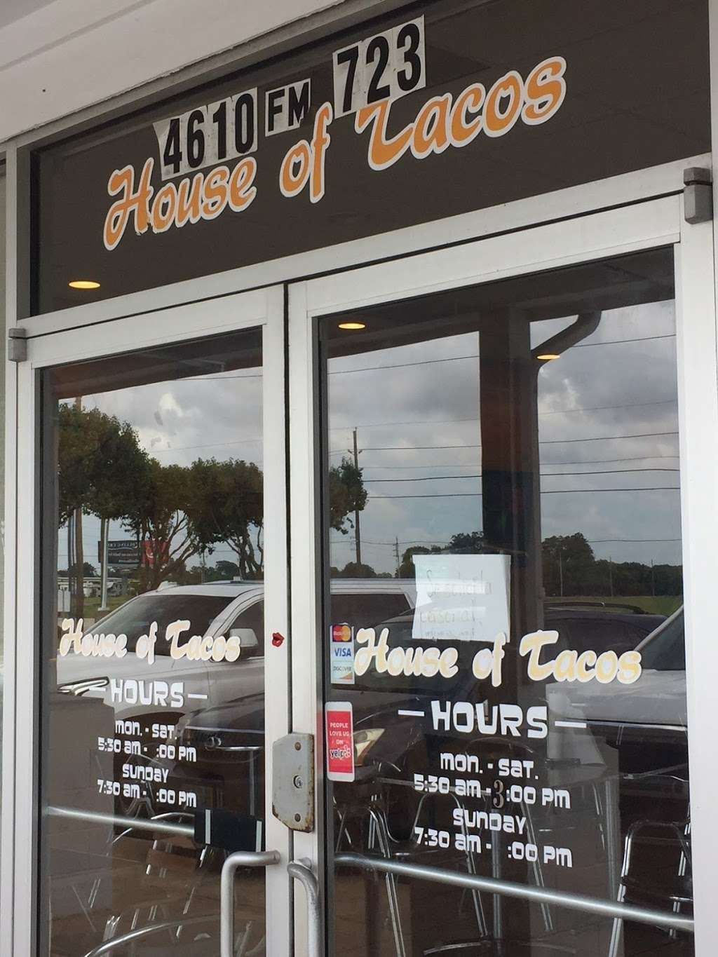 House of Tacos | 4610 Farm to Market Rd 723 # D, Richmond, TX 77406, USA | Phone: (832) 595-8400