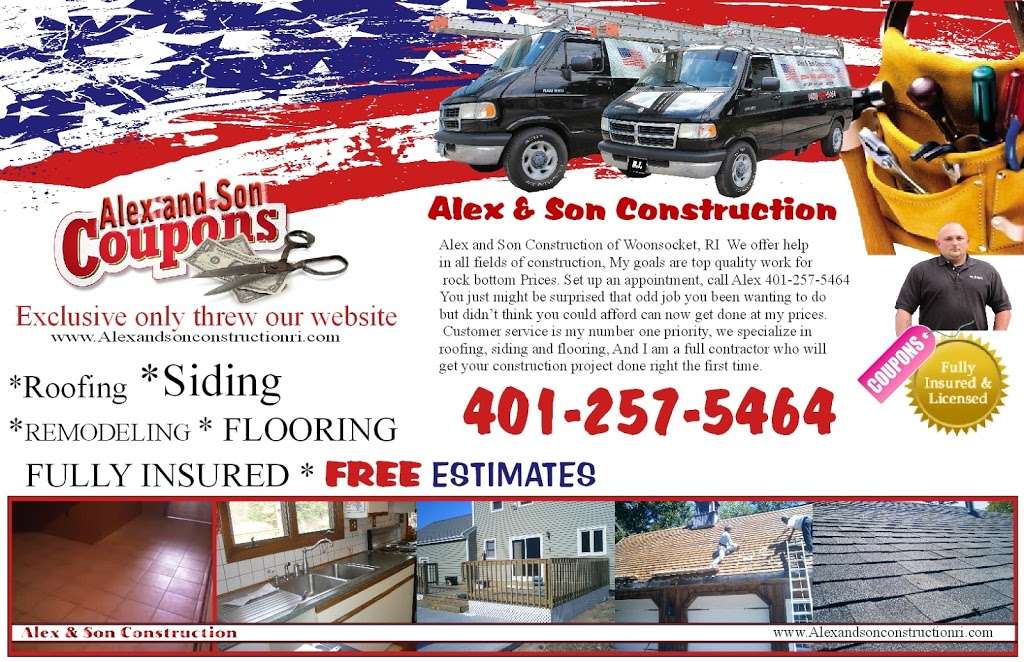 Alex & Son Construction llc | 372 Front St, Woonsocket, RI 02895, USA | Phone: (401) 257-5464