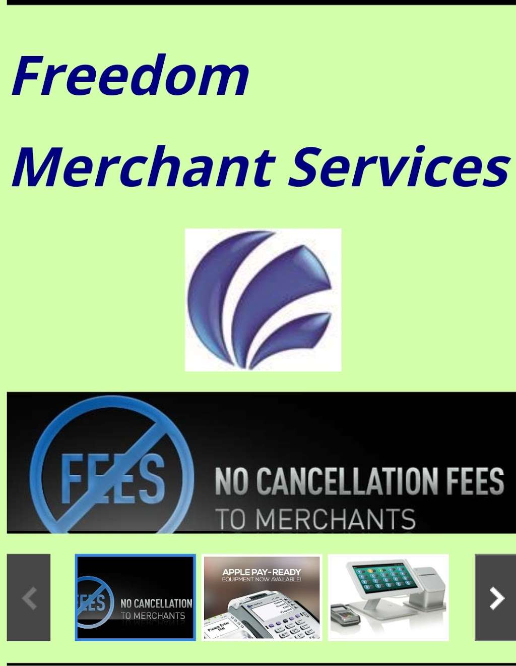 Freedom Merchant Services | 1162 St George Ave #136, Avenel, NJ 07001 | Phone: (732) 665-6656