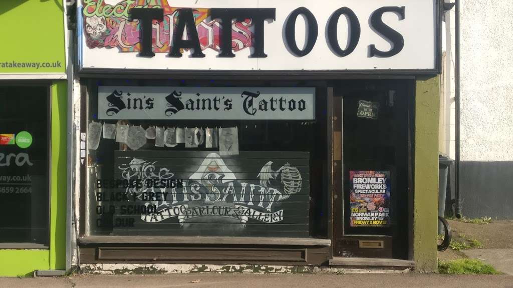 Sins Saints Tattoo Parlour | College Rd, Bromley BR1 3PE, UK | Phone: 07784 650988