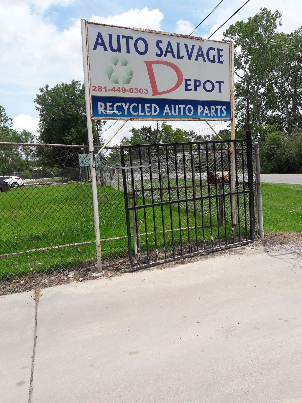 Auto Salvage Depot | 13325 Reeveston Rd, Houston, TX 77039, USA | Phone: (281) 449-0303