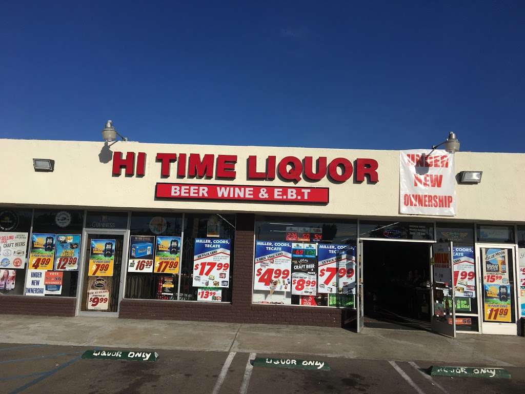 Hi Time liquor | 1650 E Valley Pkwy, Escondido, CA 92027, USA | Phone: (760) 747-8800