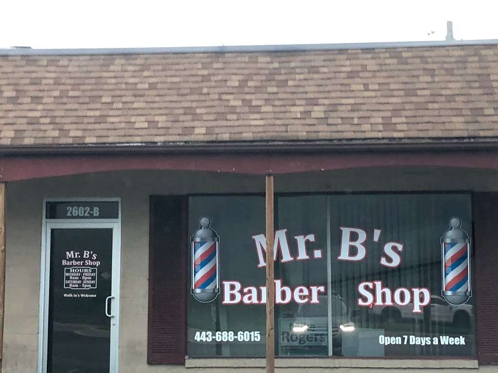 Mr.Bs Barbershop | 2602 Annapolis Rd, Severn, MD 21144 | Phone: (443) 688-6015