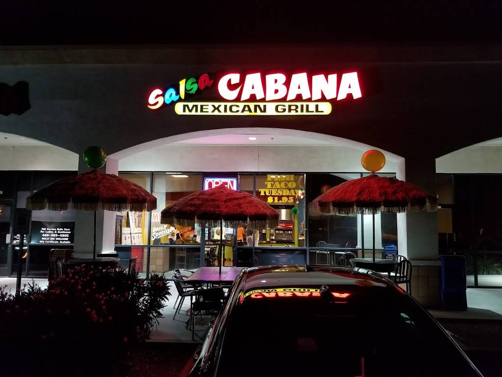 Salsa Cabana Mexican Grill | 1309 N Greenfield Rd, Mesa, AZ 85205, USA | Phone: (480) 854-8286