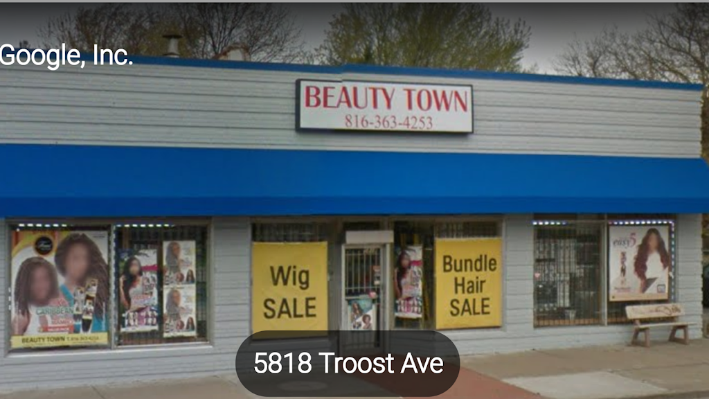 Beauty Town | 5818 Troost Ave, Kansas City, MO 64110, USA | Phone: (816) 363-4253