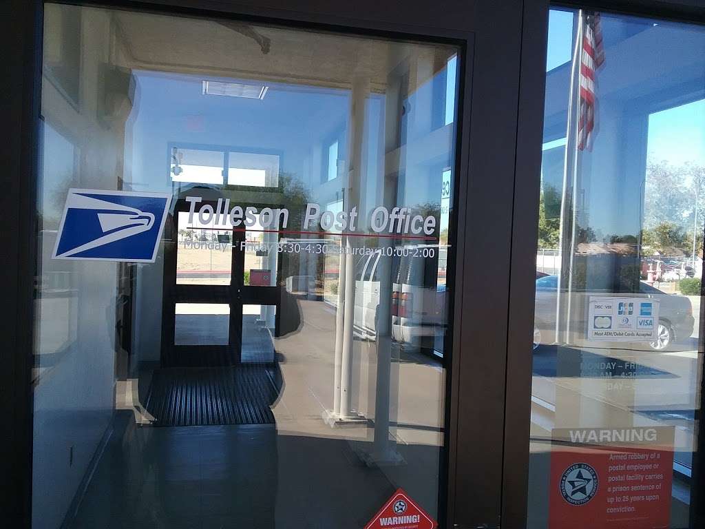 United States Postal Service | 8805 W Van Buren St, Tolleson, AZ 85353, USA | Phone: (800) 275-8777