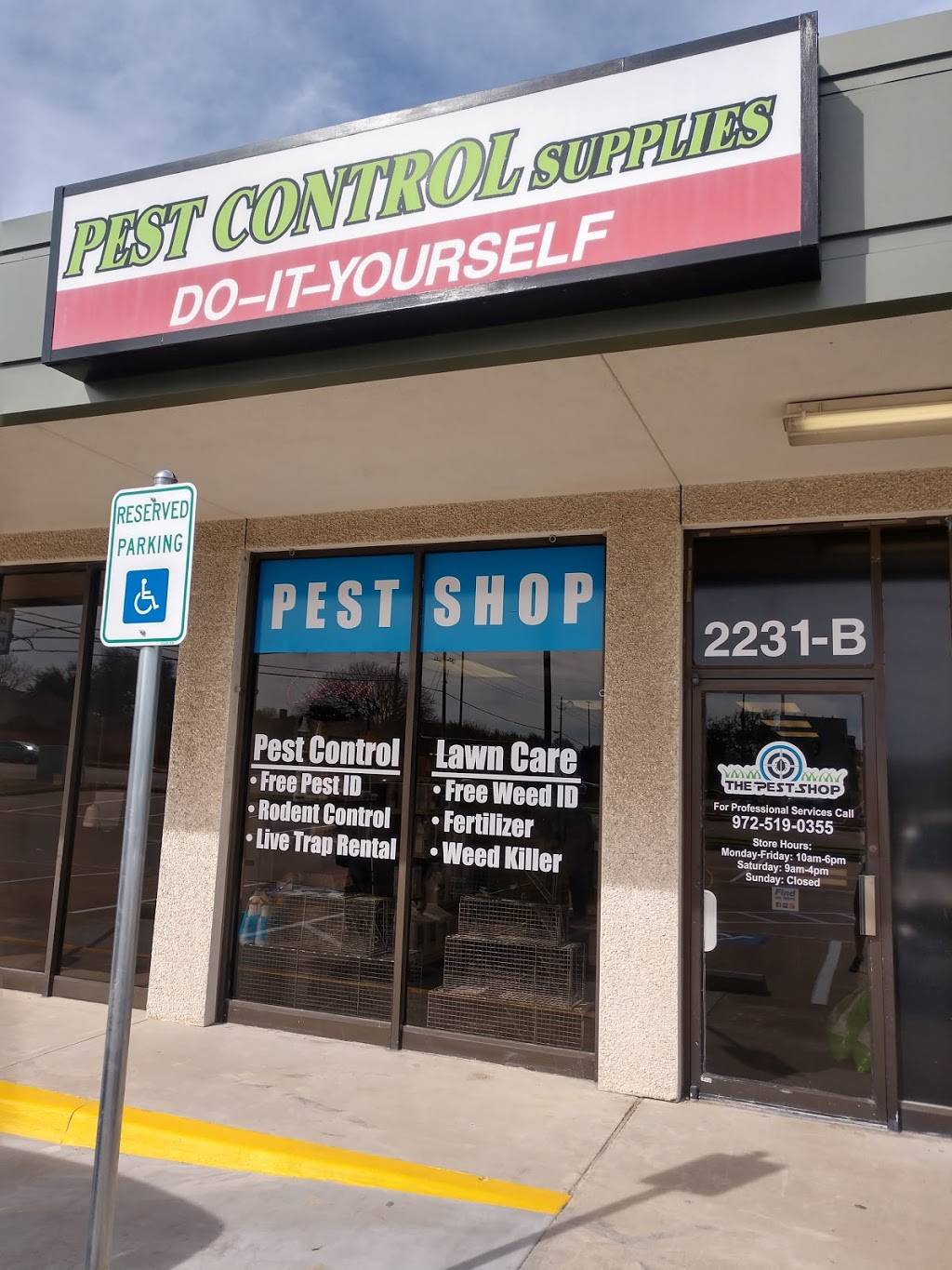 The Pest Shop - Do It Yourself Products | 2231 W 15th St B, Plano, TX 75075, USA | Phone: (972) 519-0355