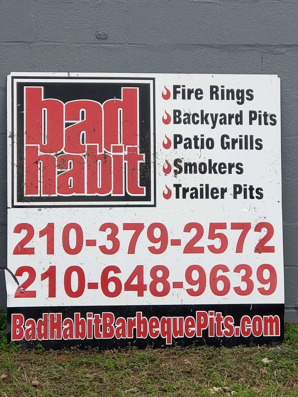 Bad Habit Bar-B-Que Pits | 10050 TX-106 Loop, San Antonio, TX 78263, USA | Phone: (210) 379-2572