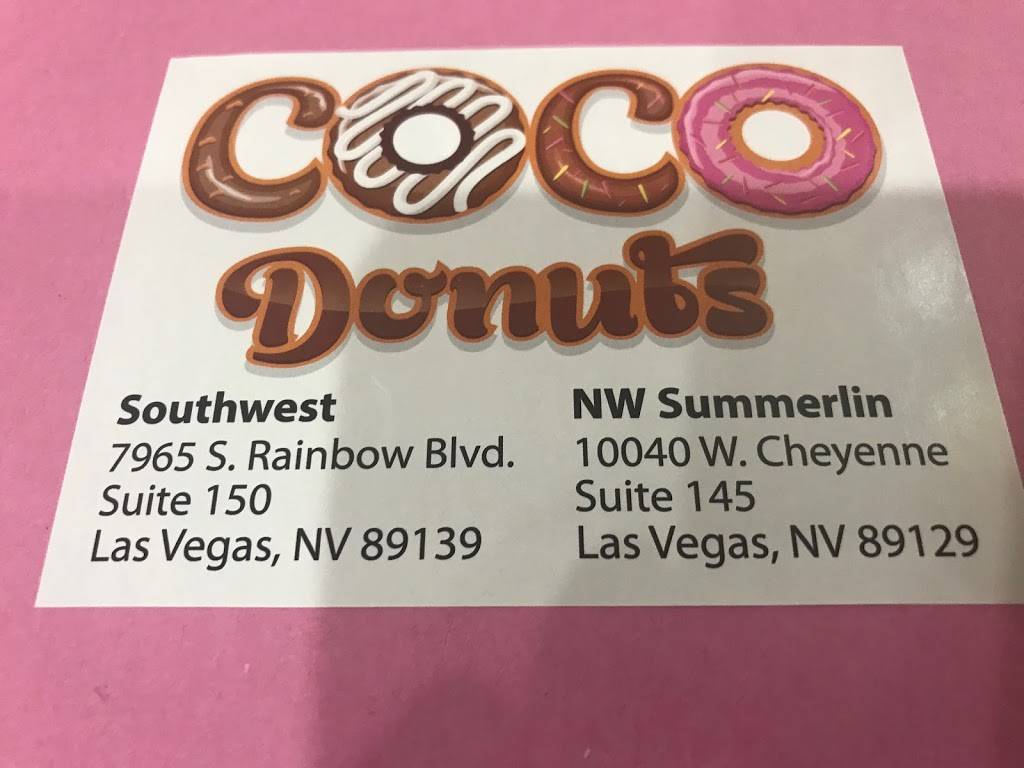 Coco Donuts | 10040 W Cheyenne Ave #145, Las Vegas, NV 89129, USA | Phone: (702) 562-2626
