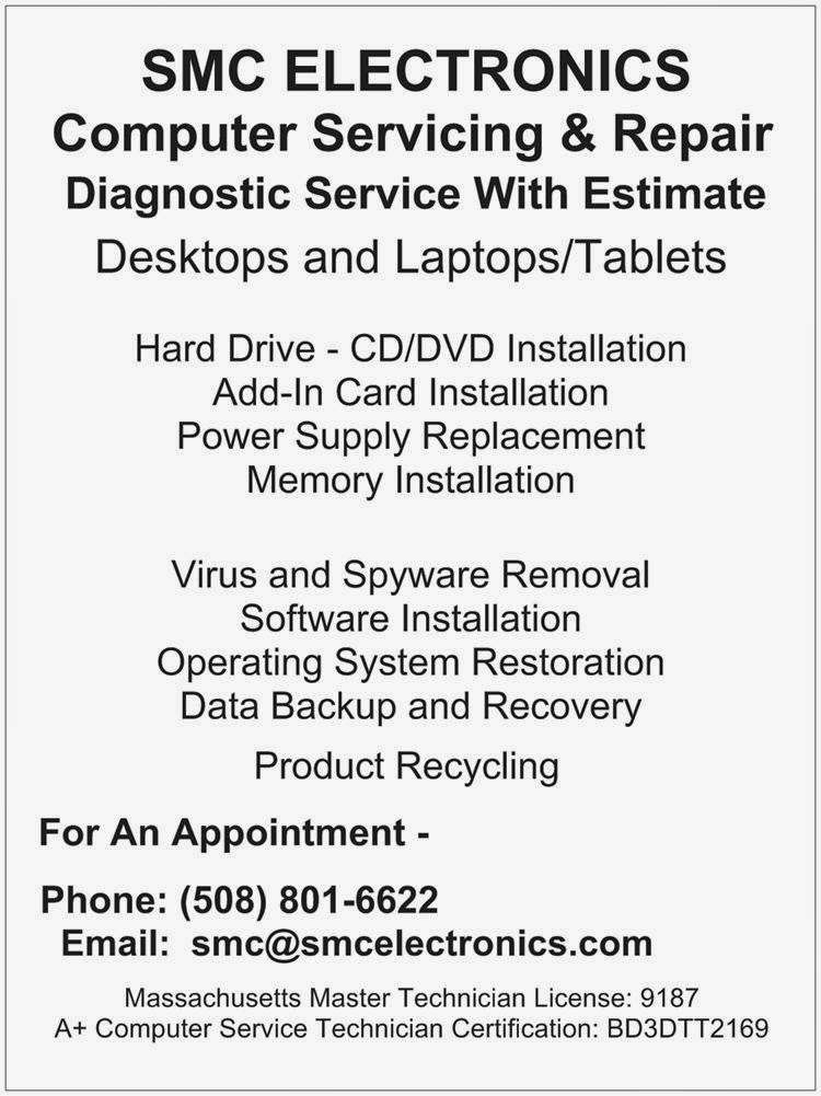 SMC ELECTRONICS | 594 Turnpike St #3, South Easton, MA 02375, USA | Phone: (508) 801-6622