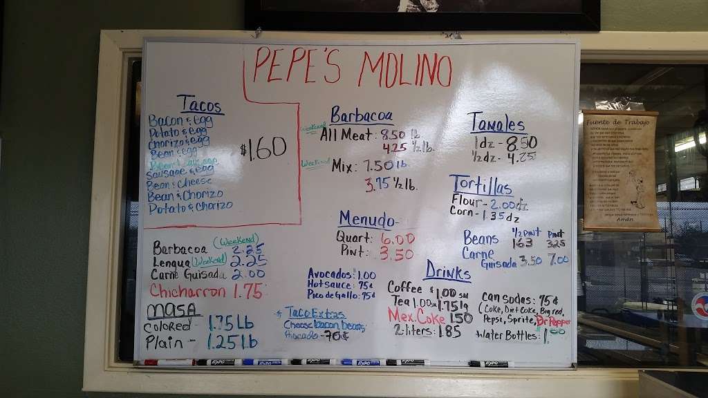 Pepes Molino | 1439 W Hutchins Pl, San Antonio, TX 78221, USA | Phone: (210) 927-6805