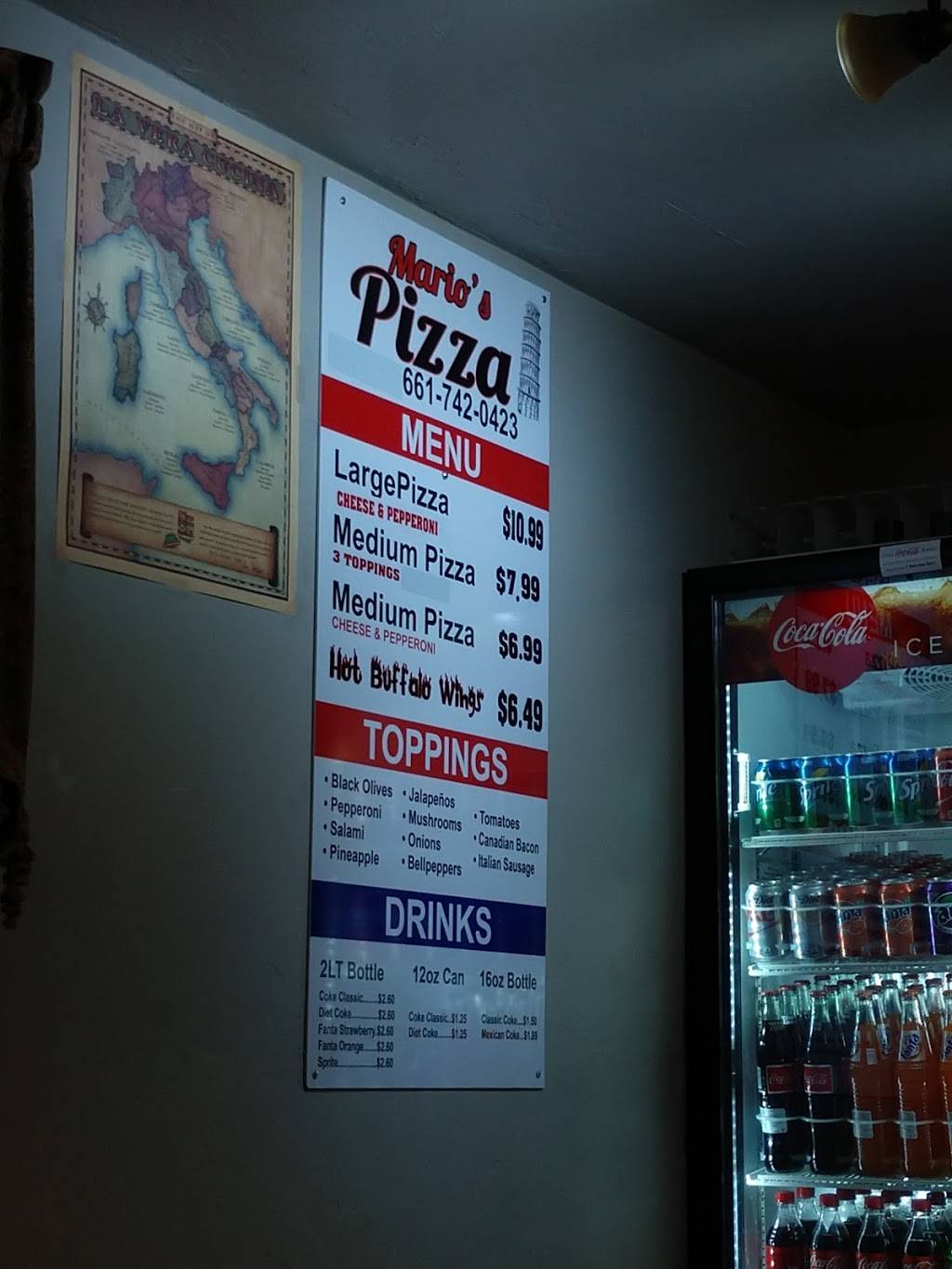 Marios Pizza | 2643 Niles St, Bakersfield, CA 93306, USA | Phone: (661) 742-0423