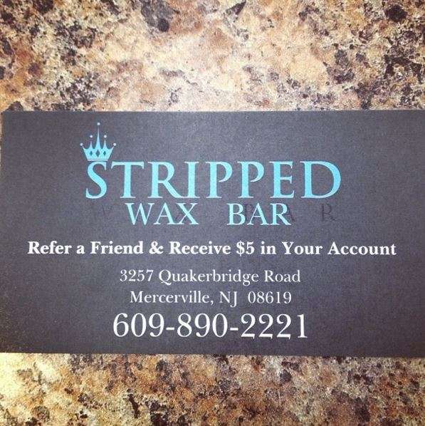 Stripped Wax Bar | 3257 Quakerbridge Rd, Mercerville, NJ 08619, USA | Phone: (609) 890-2221