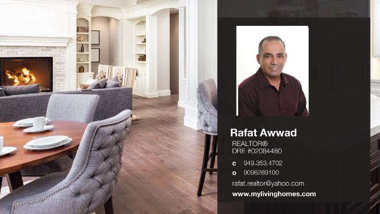 Rafat Awwad Realtor& eXp Realty | 4602 Willowbend Ct, Chino Hills, CA 91709, USA | Phone: (949) 353-4702