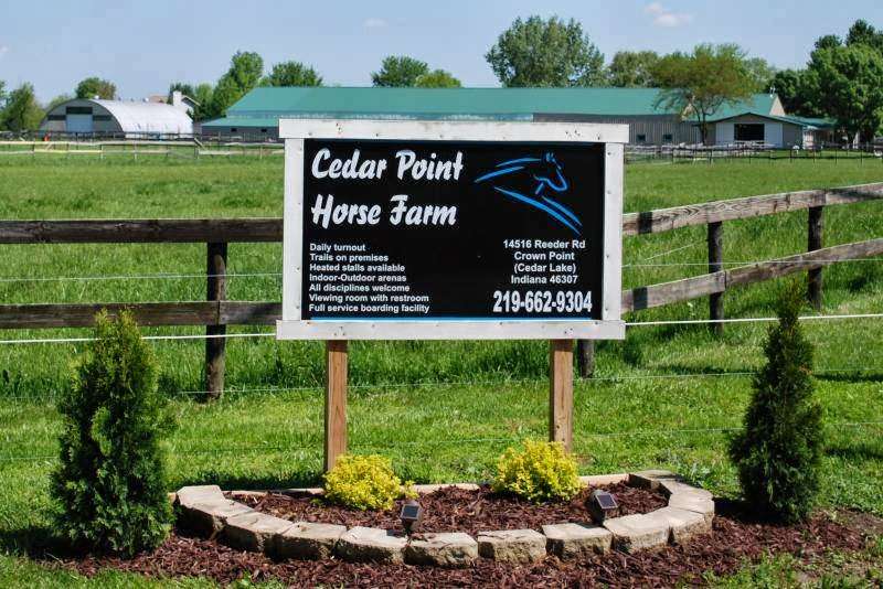 Cedar Point Horse Farm | 14516 Reeder Rd, Crown Point, IN 46307, USA | Phone: (219) 662-9304