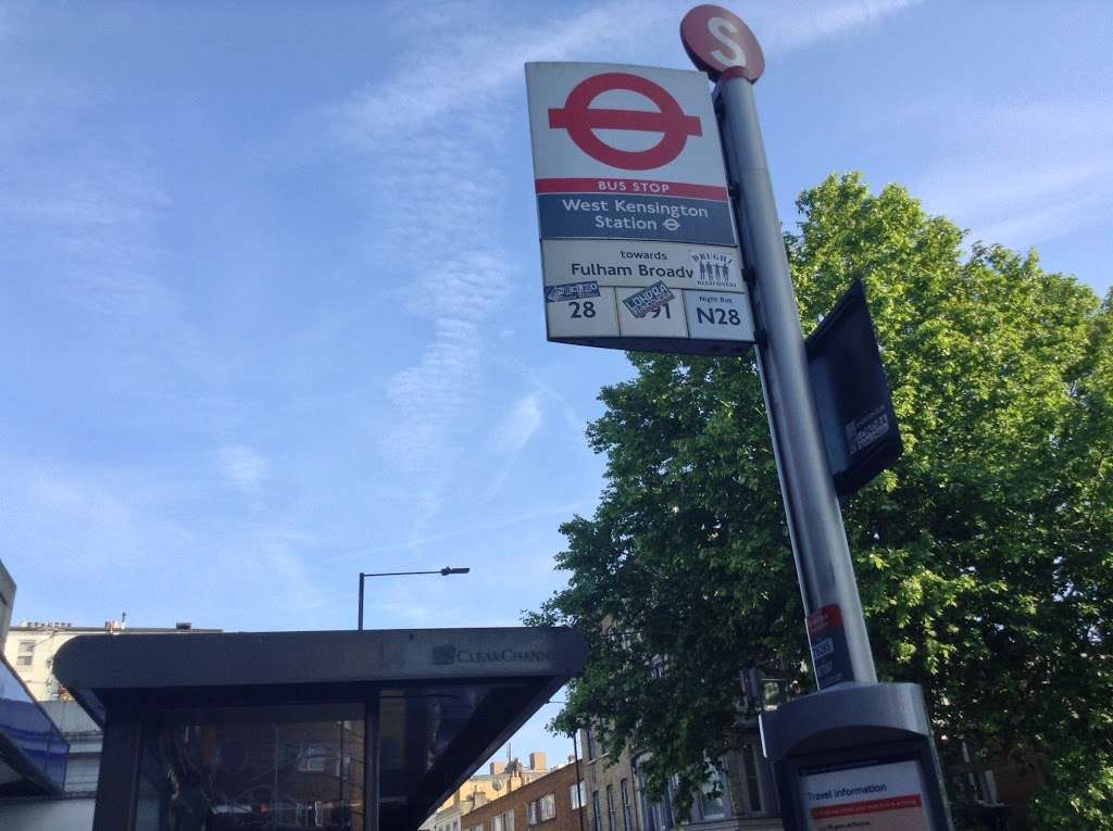 West Kensington (Stop S) | Hammersmith, London W14 9ES, UK