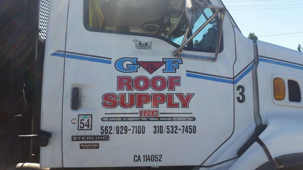 G & F Roof Supply | 13555 Imperial Hwy, Whittier, CA 90605, USA | Phone: (562) 944-7663