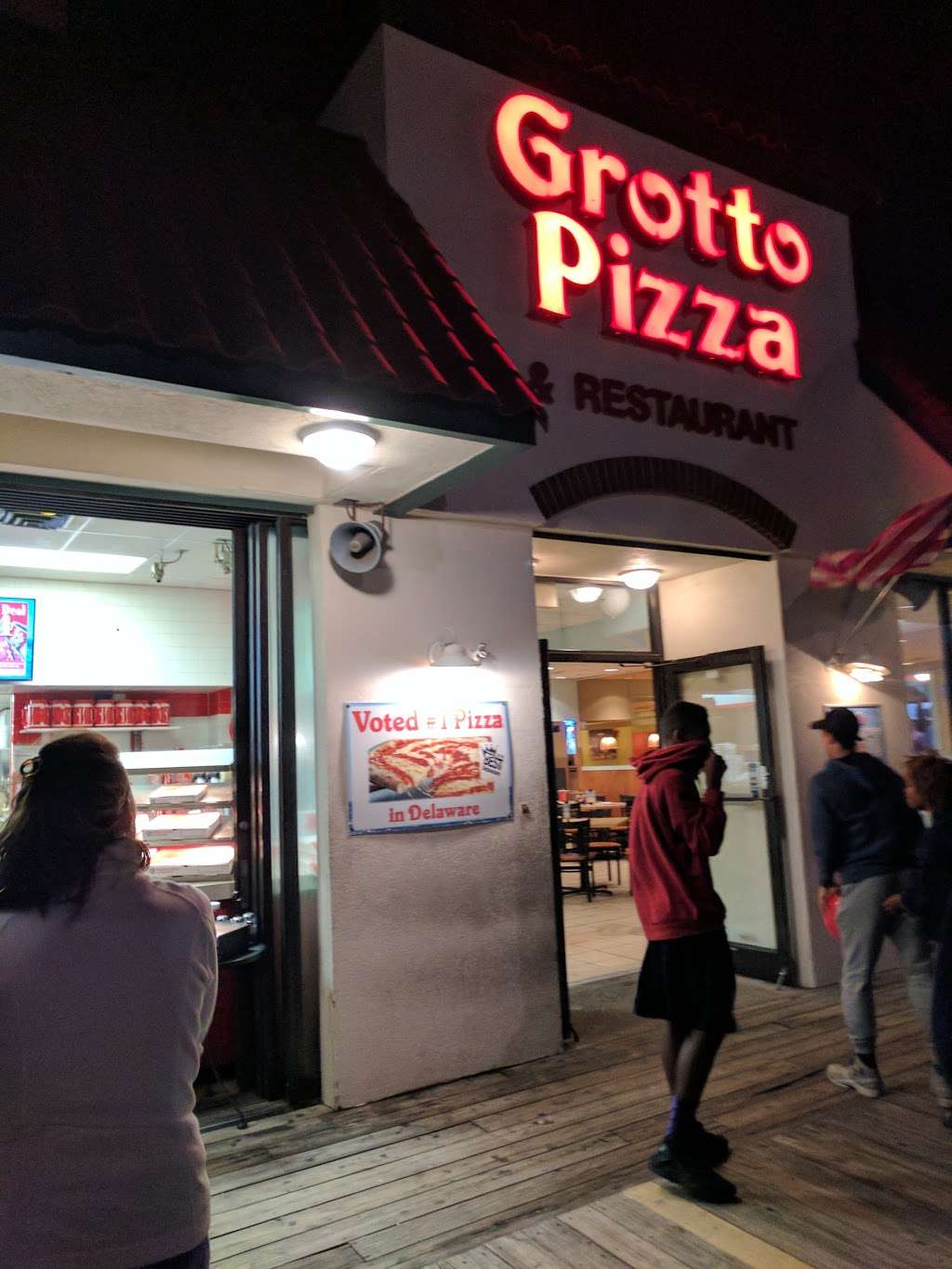 Grotto Pizza | 17 Surf Ave, Rehoboth Beach, DE 19971, USA | Phone: (302) 227-3601