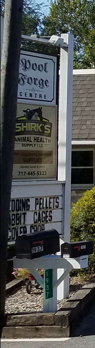 Shirks Animal Health Supply Store | 1937 Main St, Narvon, PA 17555, USA | Phone: (717) 445-5323