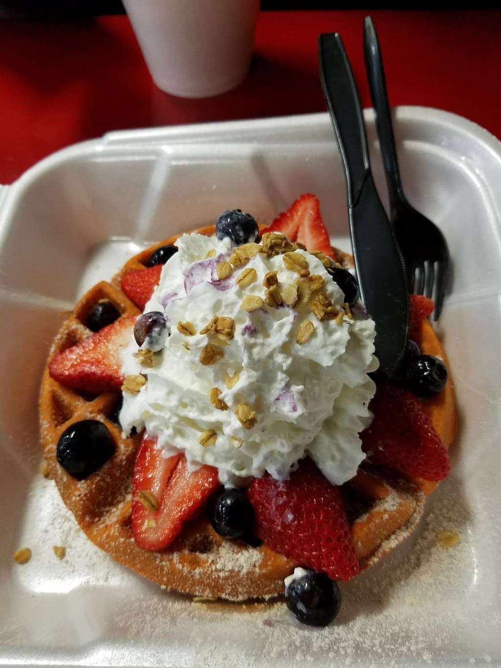 Waffles N Cream | 11458 Telegraph Rd, Santa Fe Springs, CA 90670 | Phone: (562) 929-0806