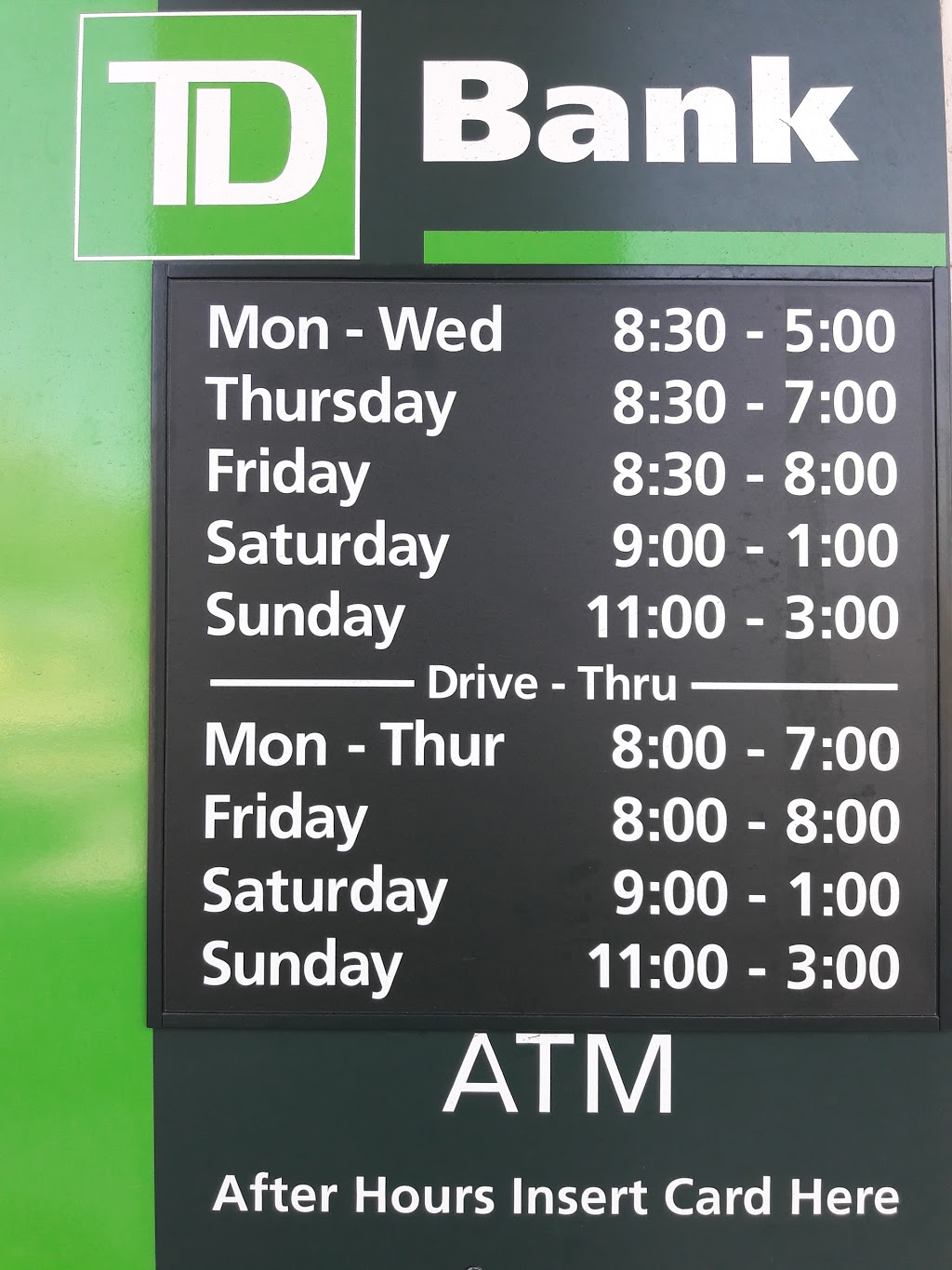 TD Bank, Americas Most Convenient Bank | 316 Northlake Boulevard, North Palm Be, FL 33408, North Palm Beach, FL 33408, USA